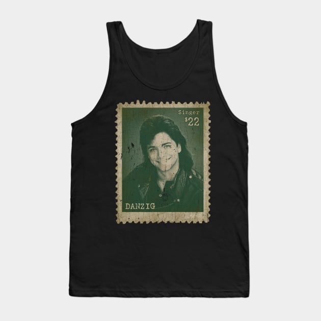 Danzig Engraved Style Tank Top by Chillashop Artstudio